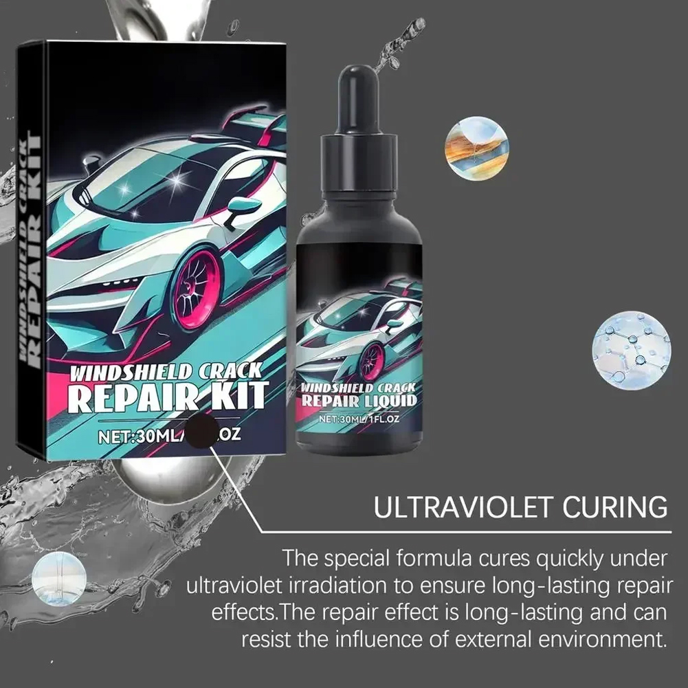 Liquid Uv Glue Kit - Cracked Glass Scratch Repair Kit 5MinQuick-Glass