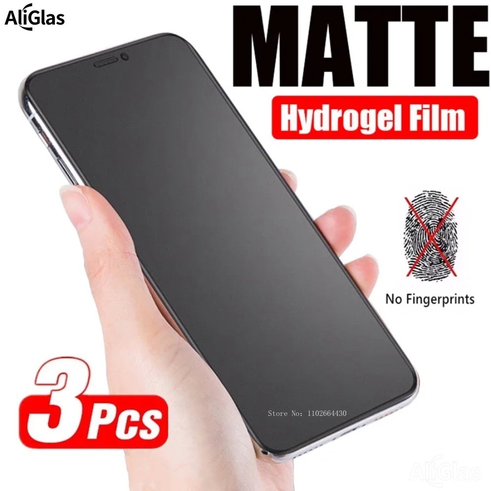 Matte Anti Glare Screen - 3PCS Full Cover Front Matte Hydrogel