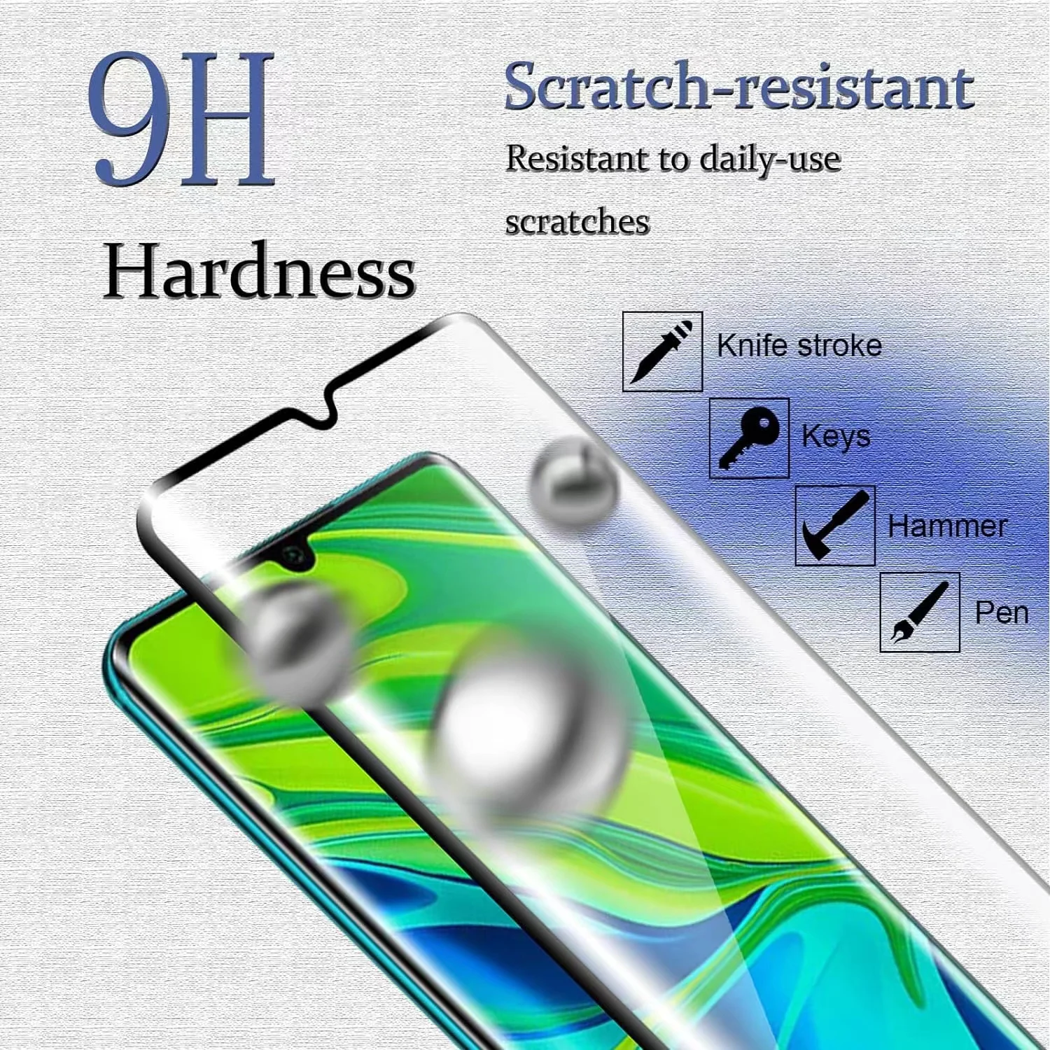 6IN1 For Xiaomi Mi 10 Glass Mi - Curved Edge Screen 评论和价格