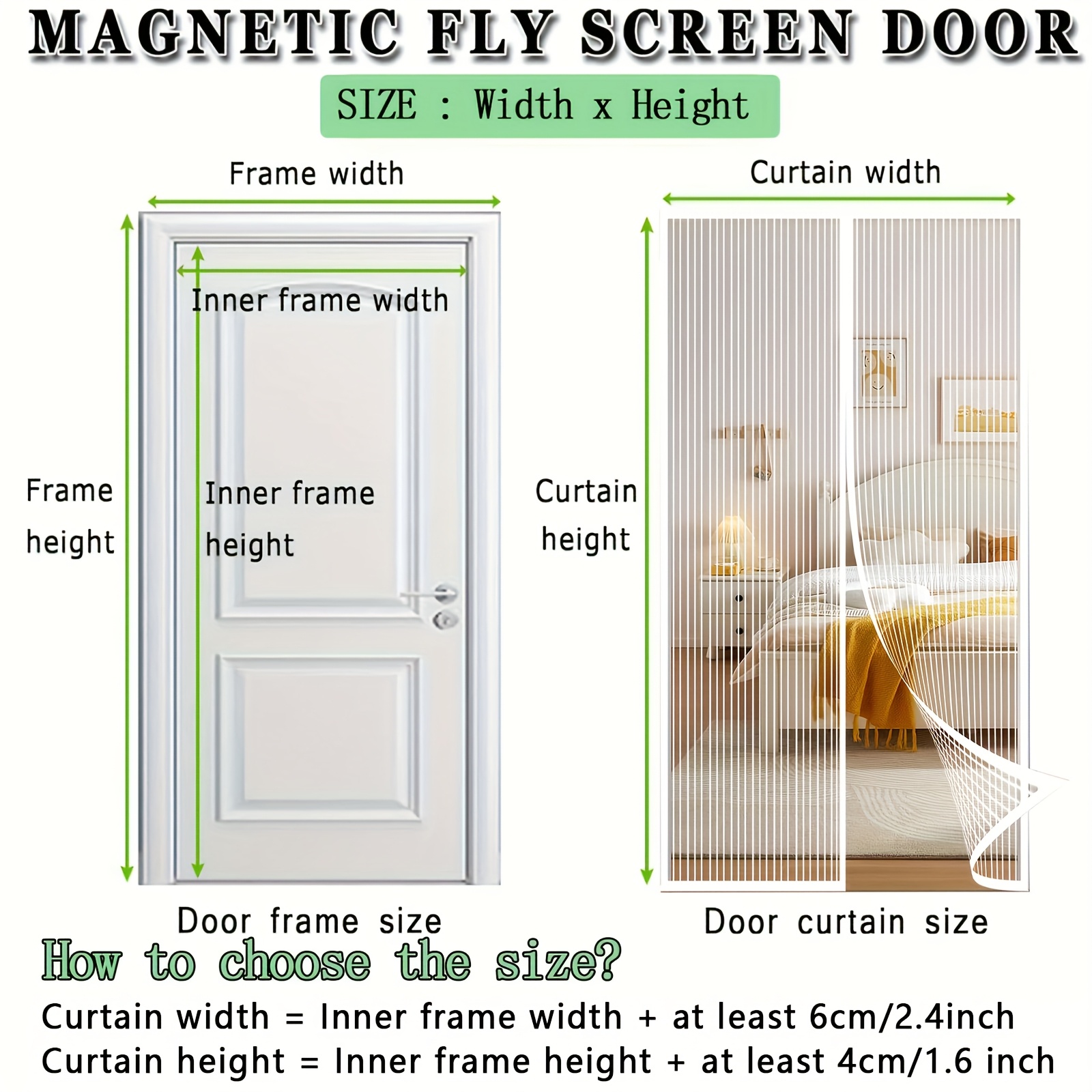 Auto-Close Magnetic Mosquito D - Privacy Screen Protector 评论和价格