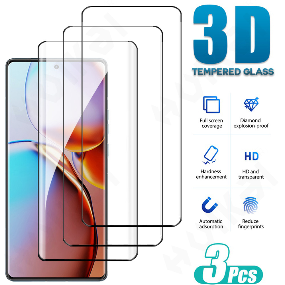 1-3 Pcs Tempered Glass For Mot - Curved Edge Screen 评论和价格