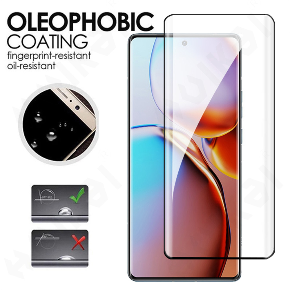 1-3 Pcs Tempered Glass For Mot - Curved Edge Screen 评论和价格