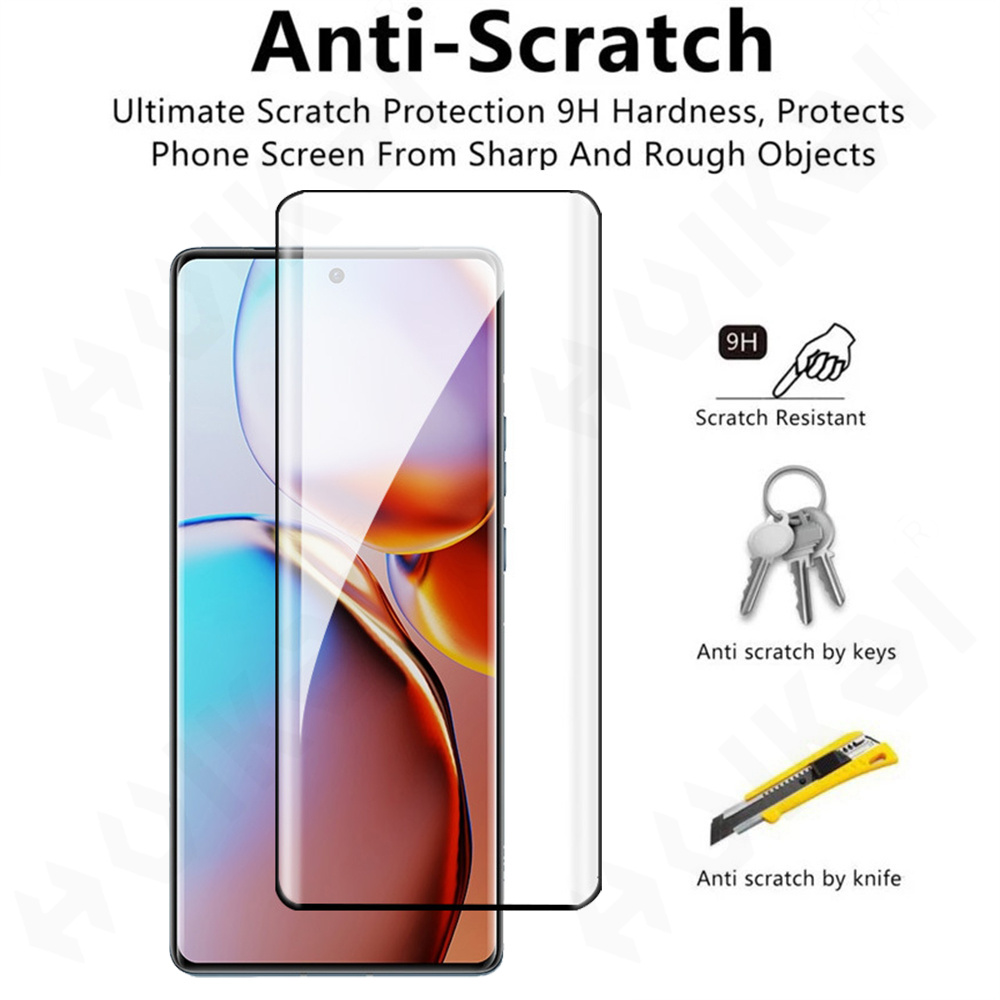 1-3 Pcs Tempered Glass For Mot - Curved Edge Screen 评论和价格