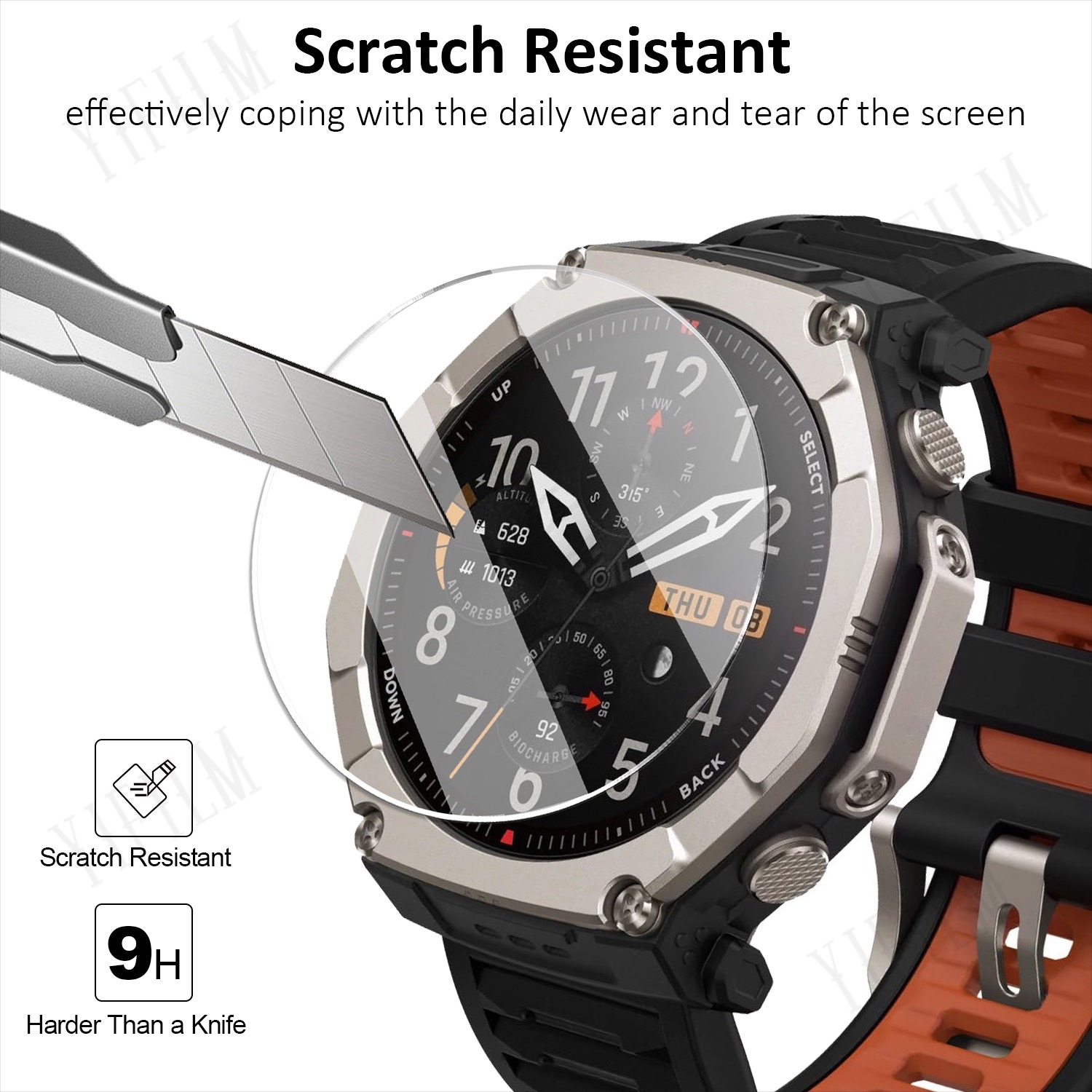 For Huami T-Rex Ultra 2 Screen - Glass Protector Auto 评论和价格