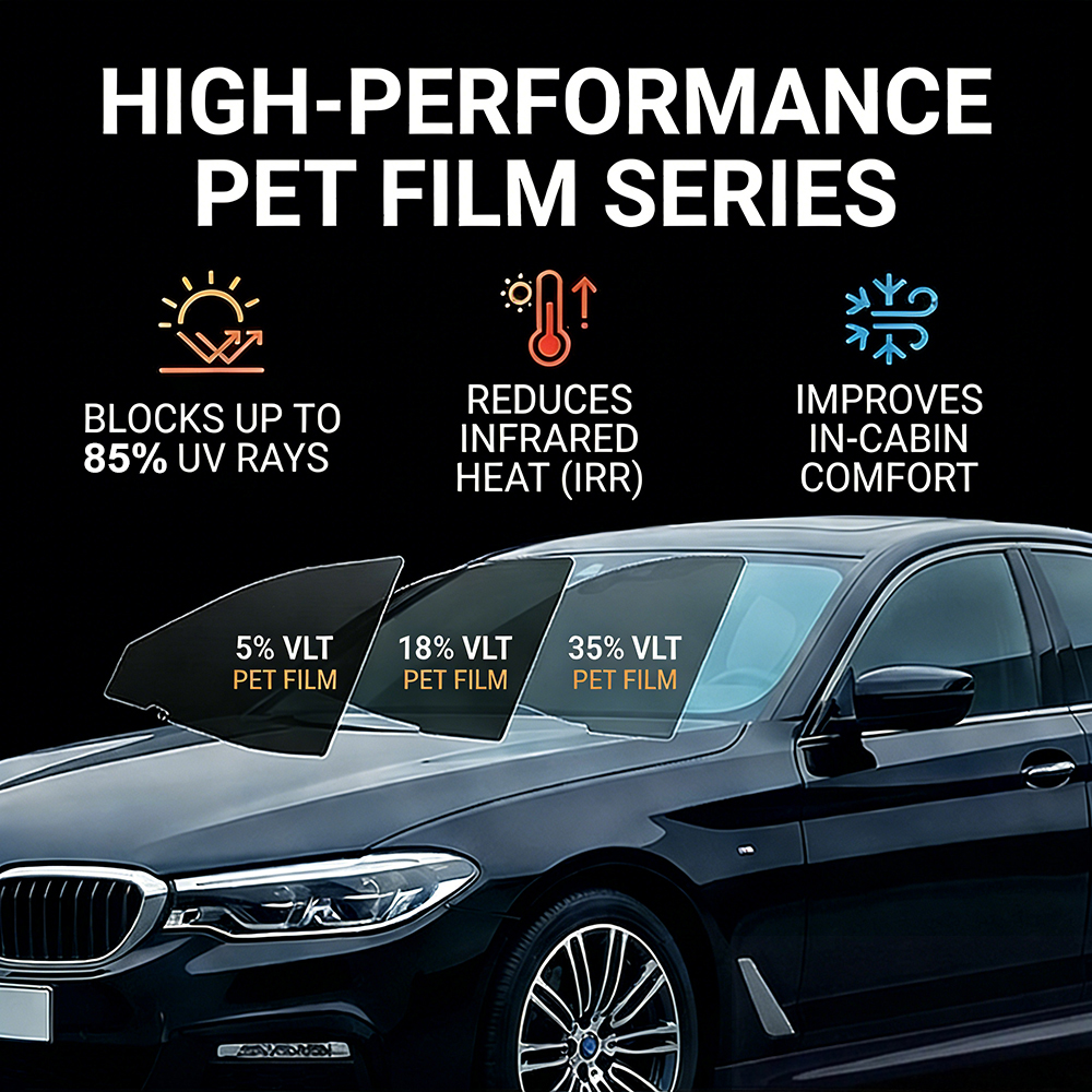 2m/5m 5/18/35 Percent VLT Car  - Glass Protector Auto 评论和价格