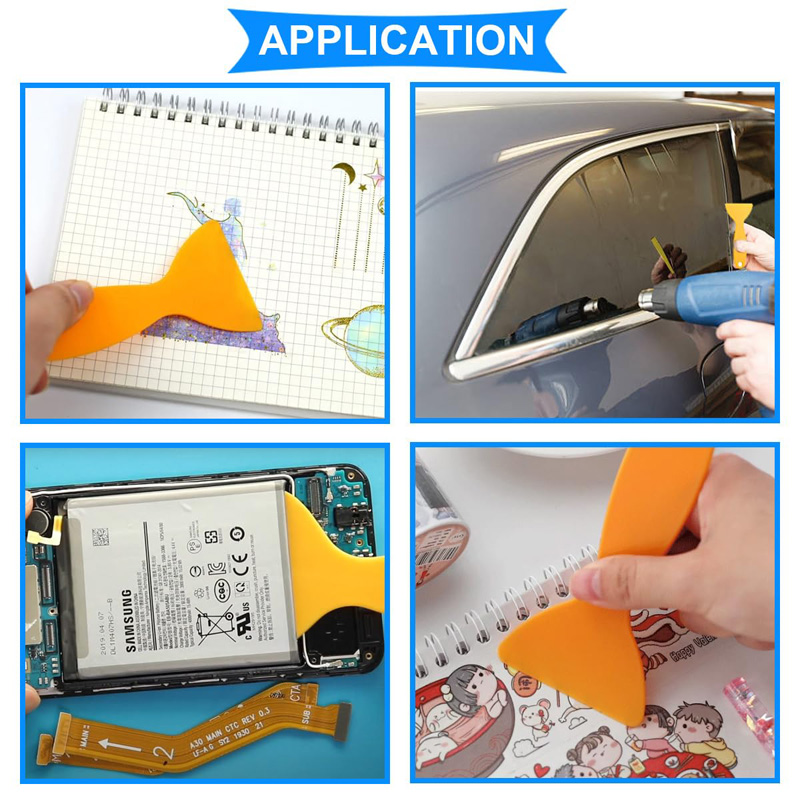 6/12pcs Plastic Scraper Car Au - Air Bubble Remover 评论和价格