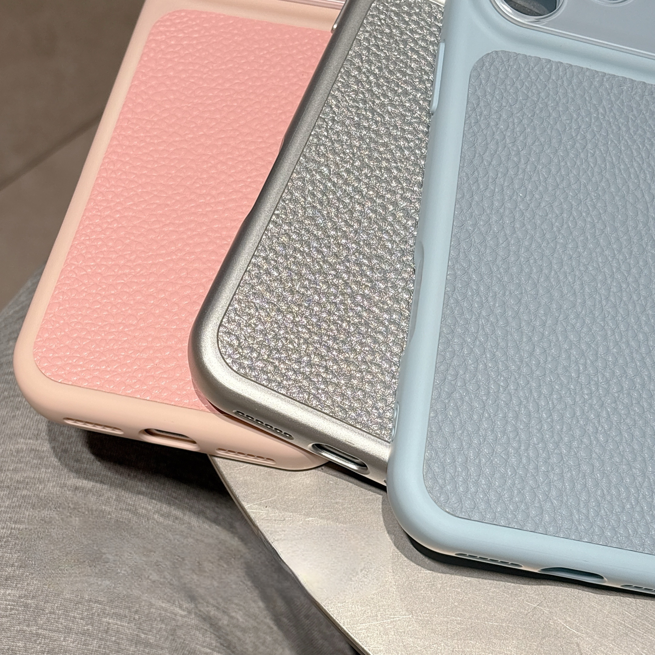 Luxury Lychee Grain Leather Te - Camera Lens Protector 评论和价格