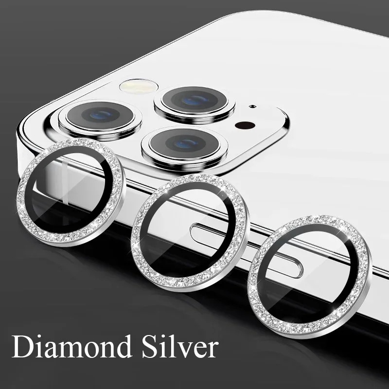 Glitter Camera Lens Protector  - Tempered Glass Screen 9H 评论和价格