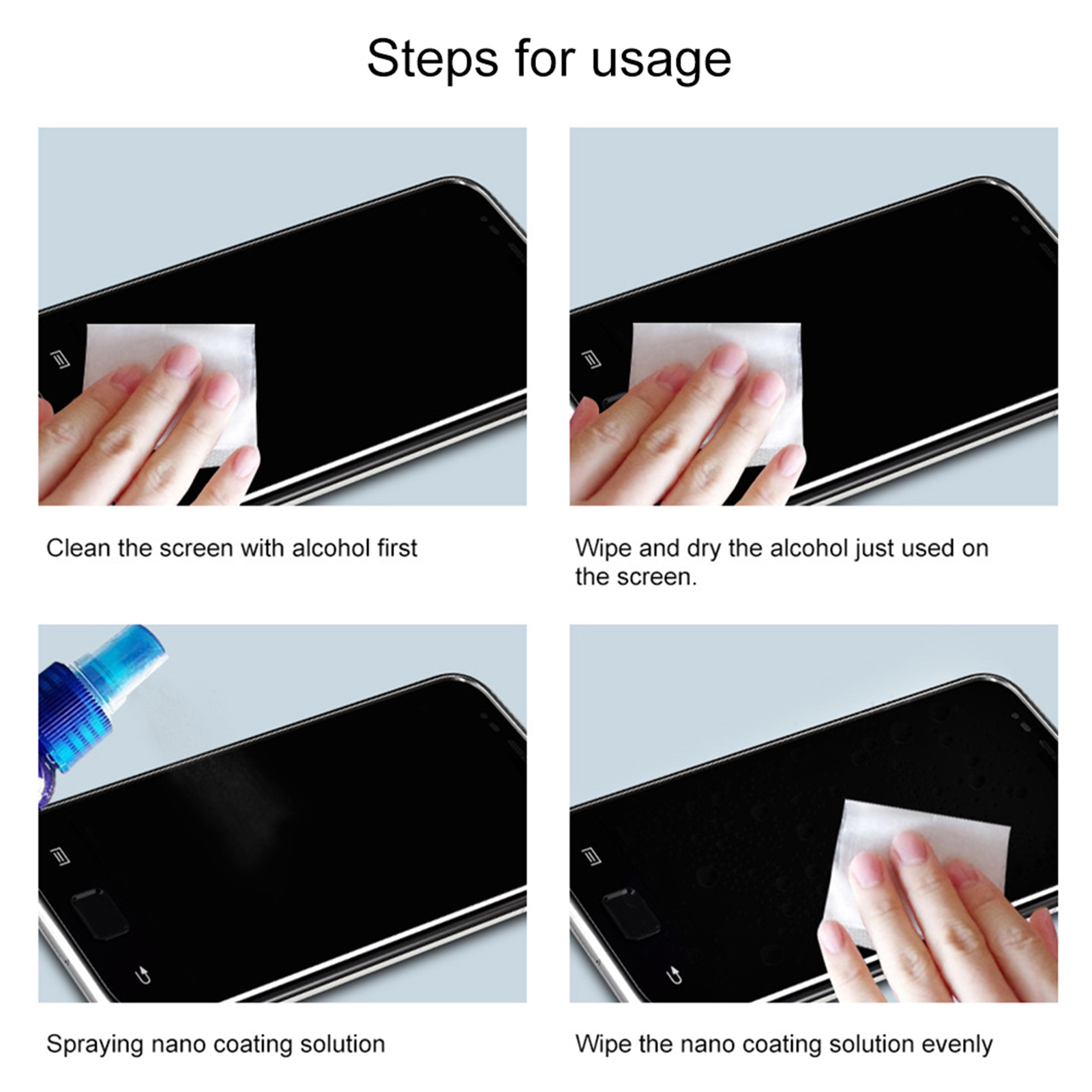 Nano  Screen Protector Fade Fi - Oleophobic Coating Spray 评论和价格