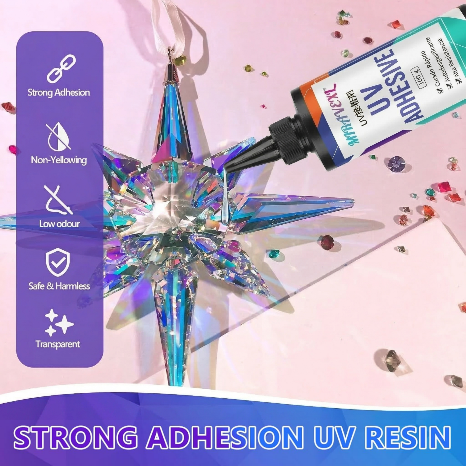 Upgraded UV Resin Kit with USB - Liquid Uv Glue Kit 评论和价格