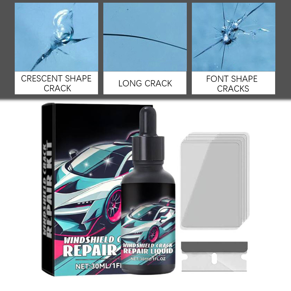 Cracked Glass Scratch Repair K - Liquid Uv Glue Kit 评论和价格