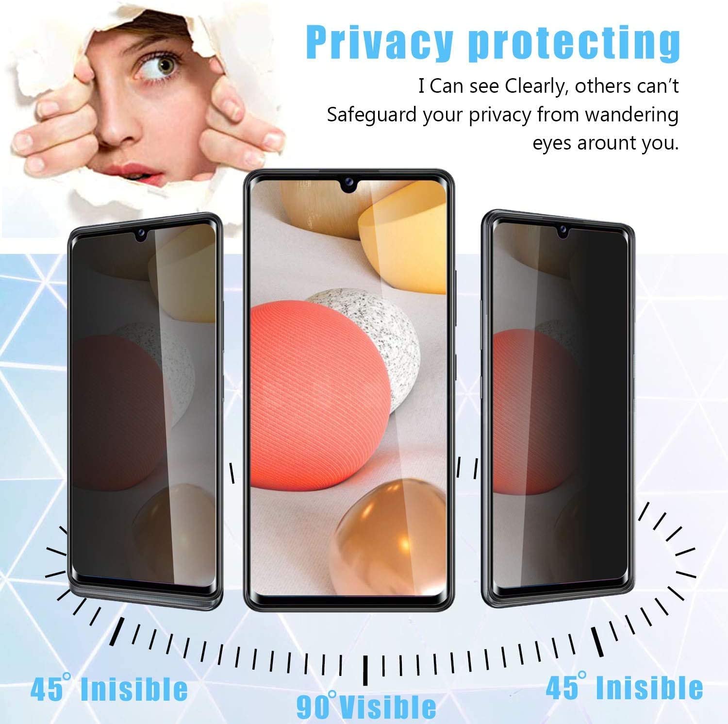 [2 Pack]Galaxy A15 5G Privacy  - Privacy Filter 2Pack 评论和价格
