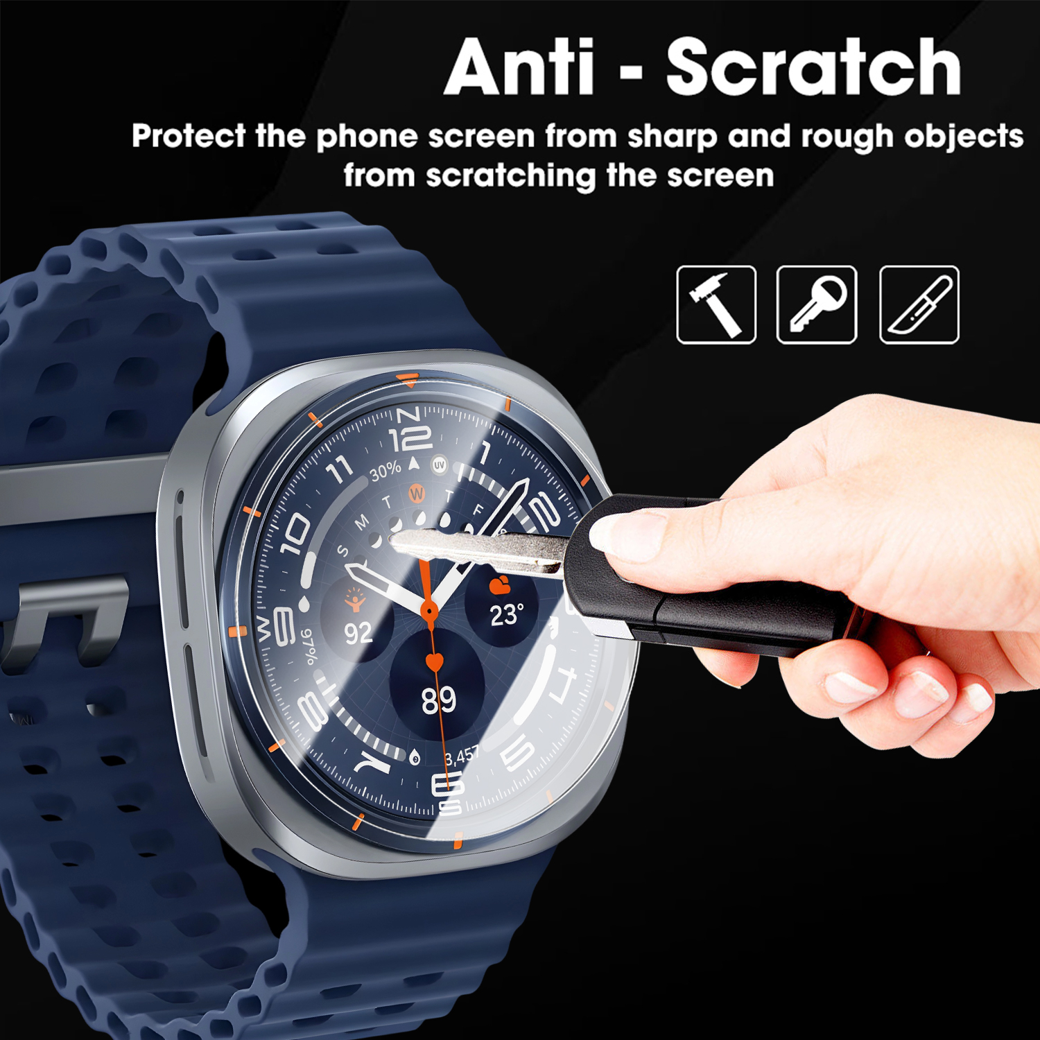 For Samsung Galaxy Watch Ultra - Glass Protector Auto 评论和价格