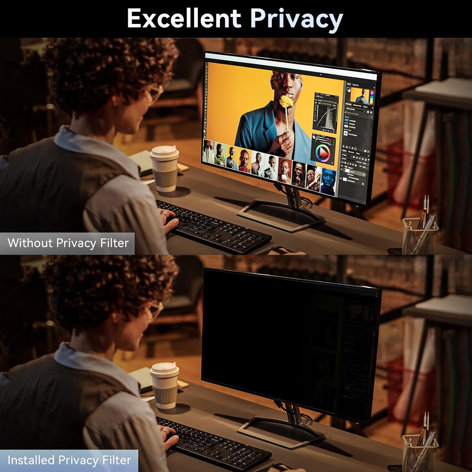 [2 Pack]32 Inch Computer Priva - Privacy Filter 2Pack 评论和价格