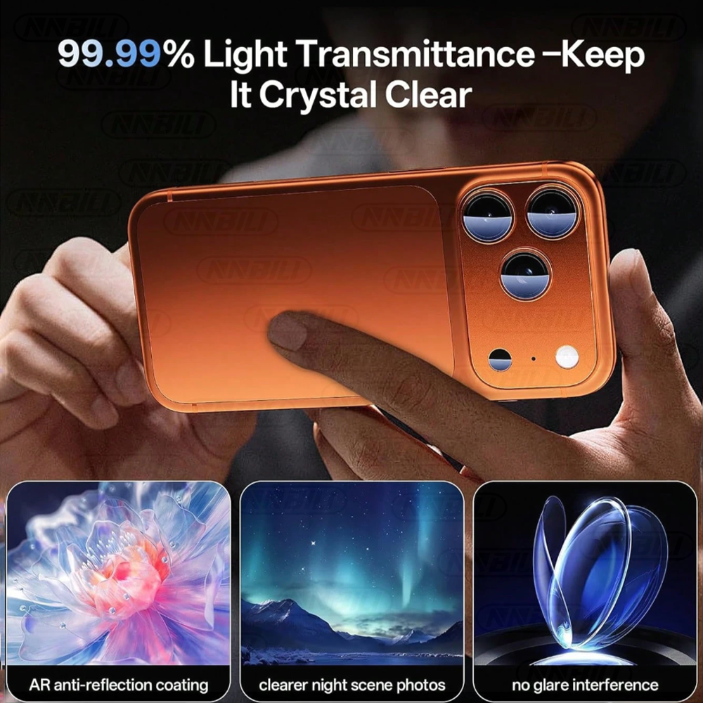 NNBILI 2Pcs For IPhone 17 Pro  - Tempered Glass Screen 9H 评论和价格