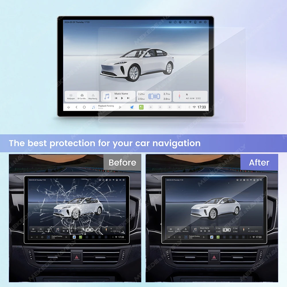 For 11.5 13 Inch Radio Tempere - Glass Protector Auto 评论和价格