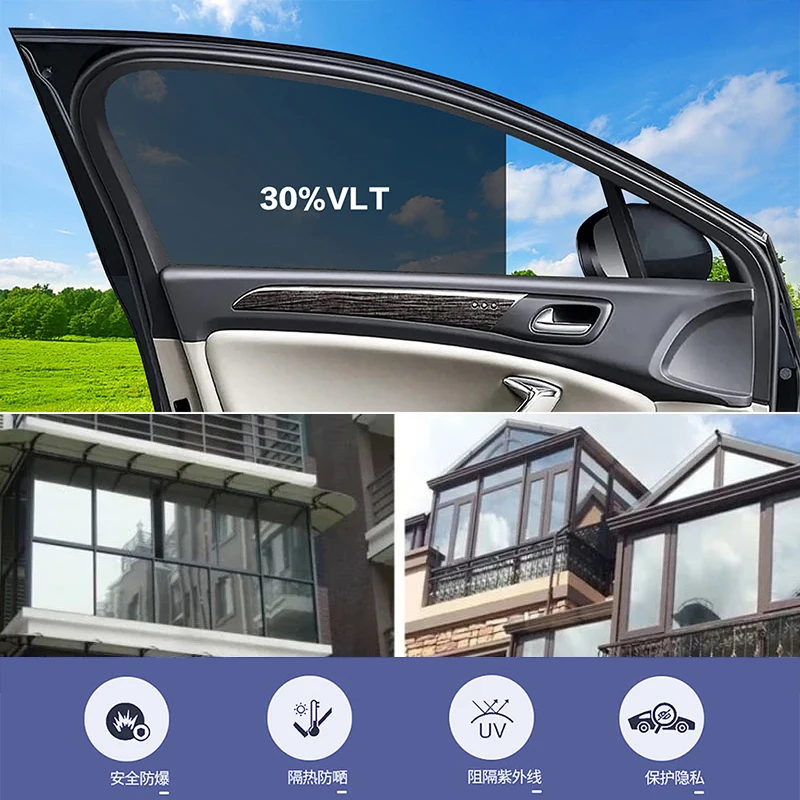 50cmx3m Car Window Privacy Tin - Glass Protector Auto 评论和价格