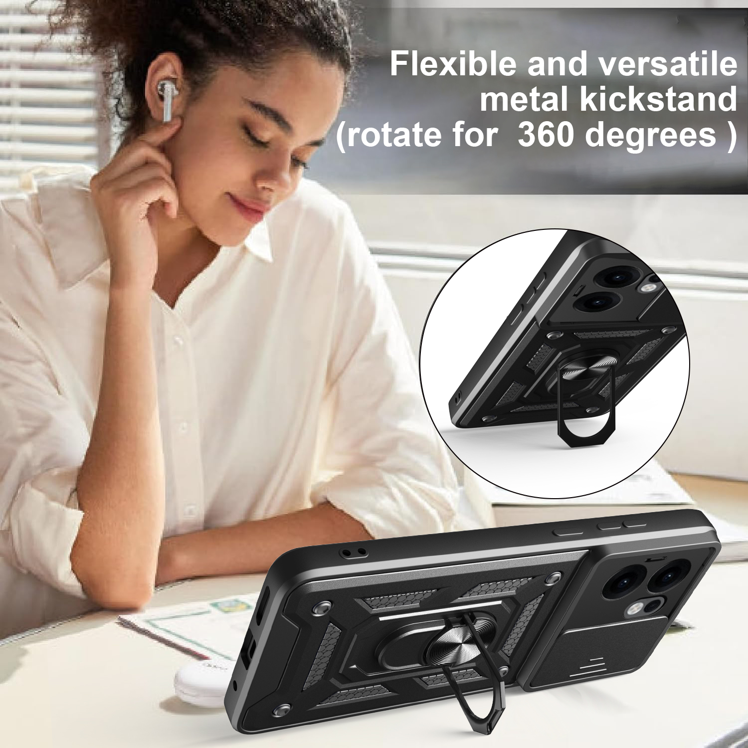 Armor Funda For OPPO Reno 13F  - Camera Lens Protector 评论和价格