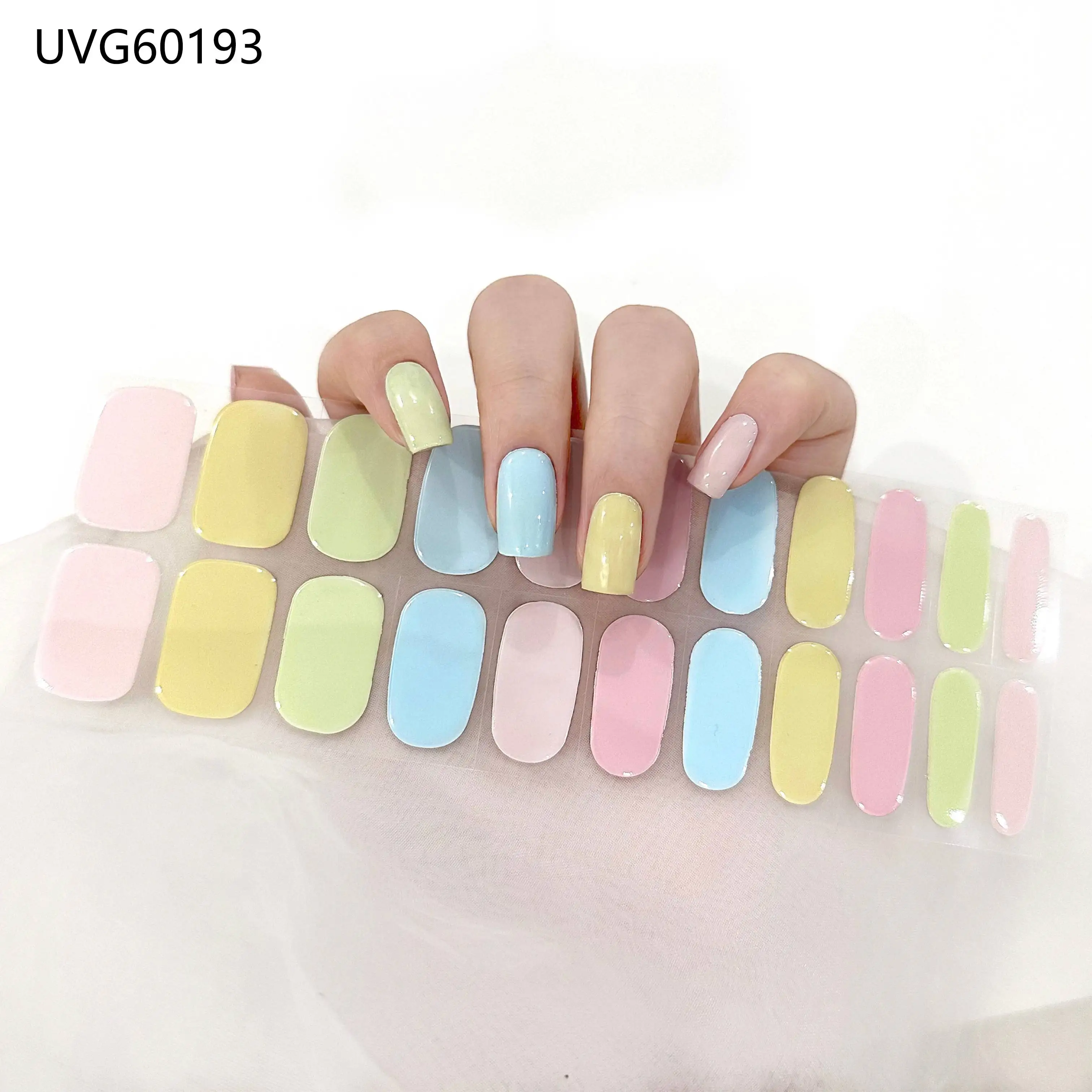 22Tips Semi-Cured Gel Nail Pat - Full Cover Adhesive 评论和价格