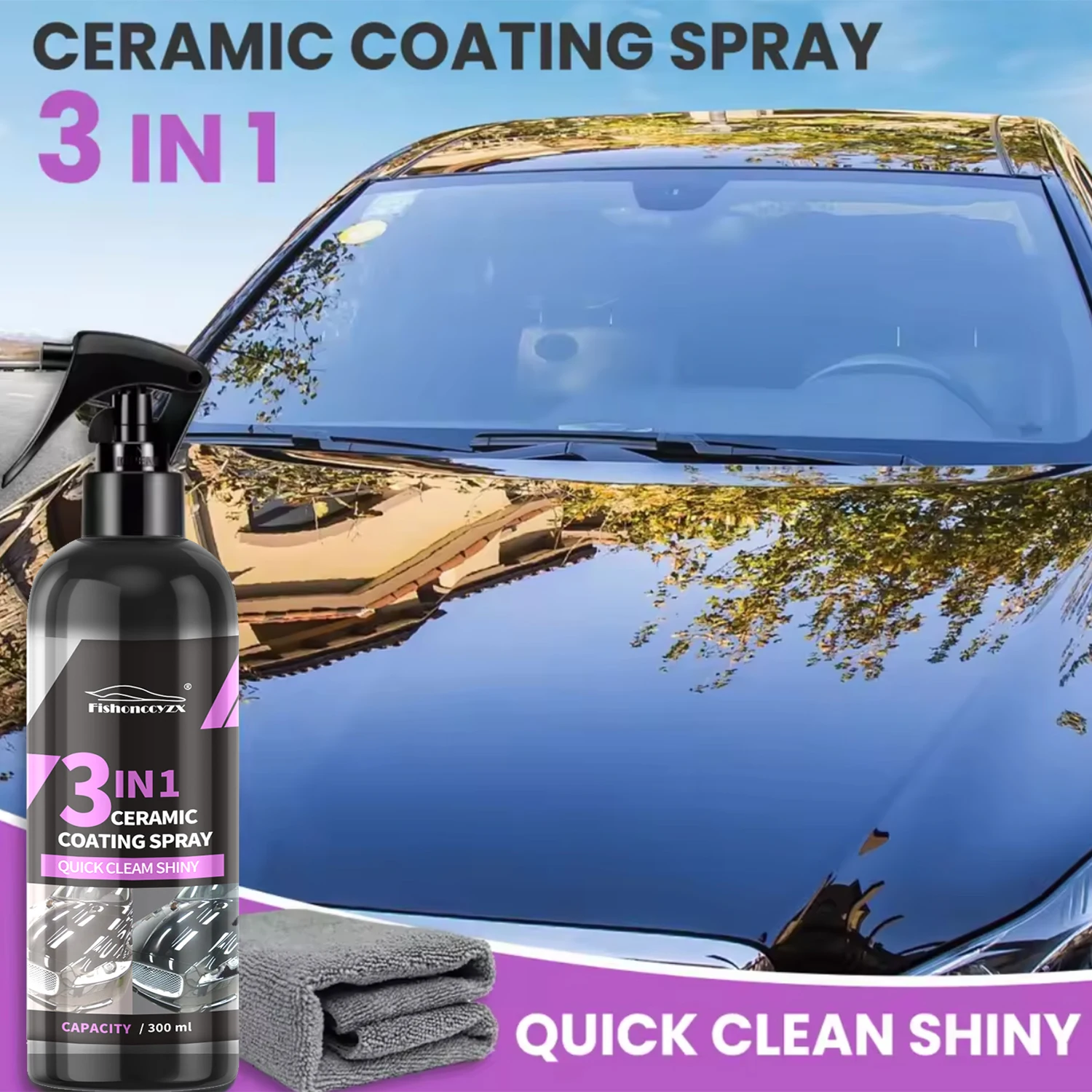 3 in 1 Car Ceramic Liquid Coat - Nano Liquid Coating 评论和价格