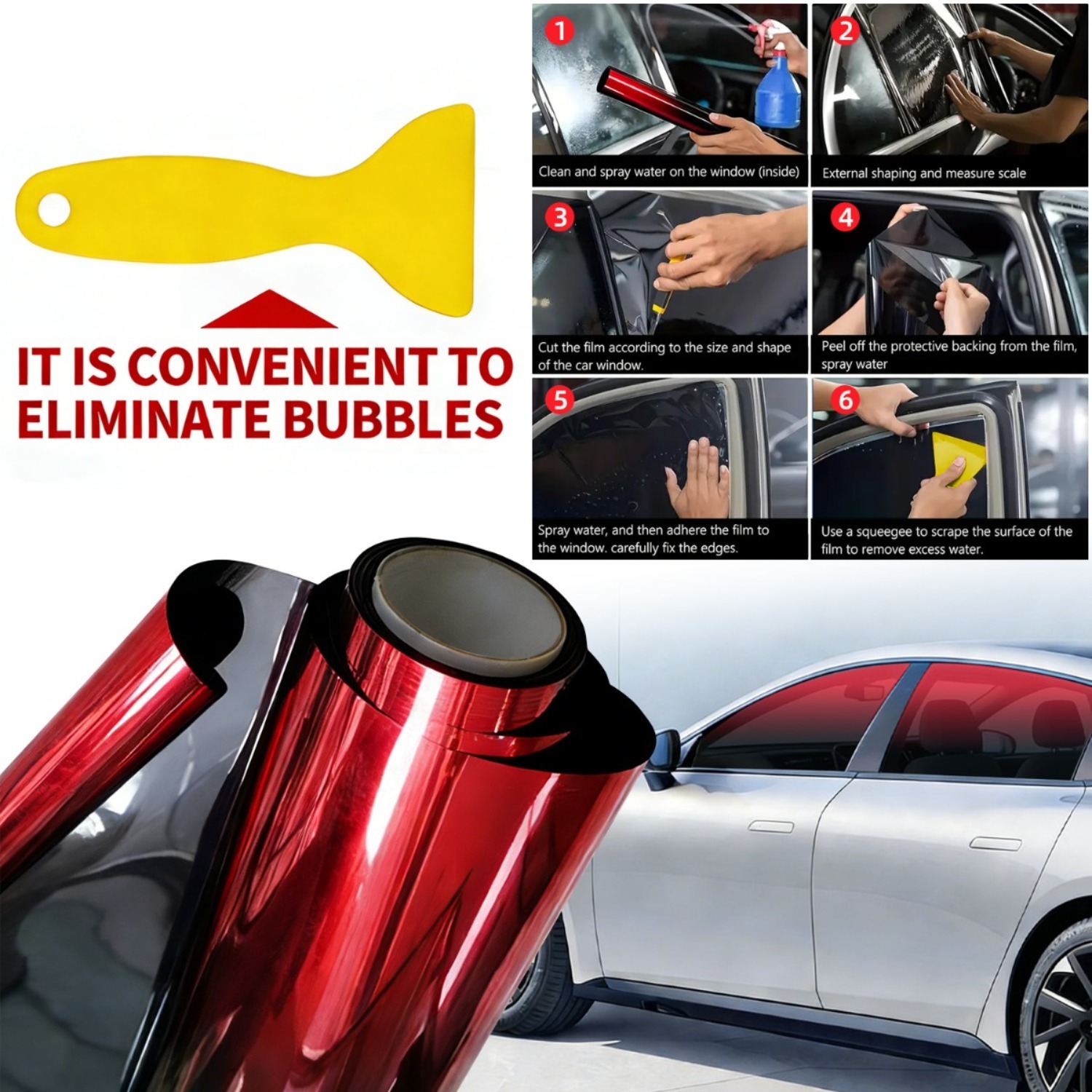 50x300cm Car Window Two-Tone T - Privacy Screen Protector 评论和价格