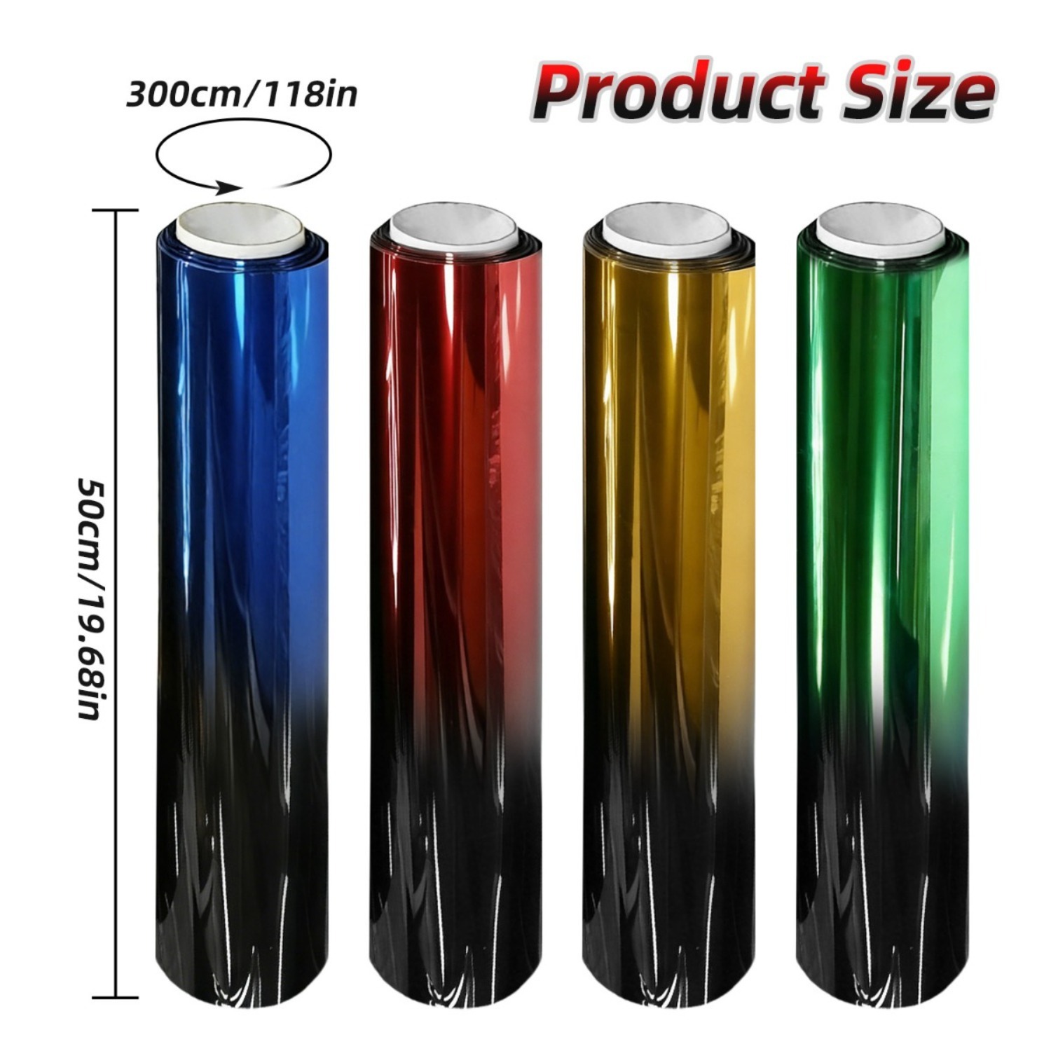 50x300cm Car Window Two-Tone T - Privacy Screen Protector 评论和价格