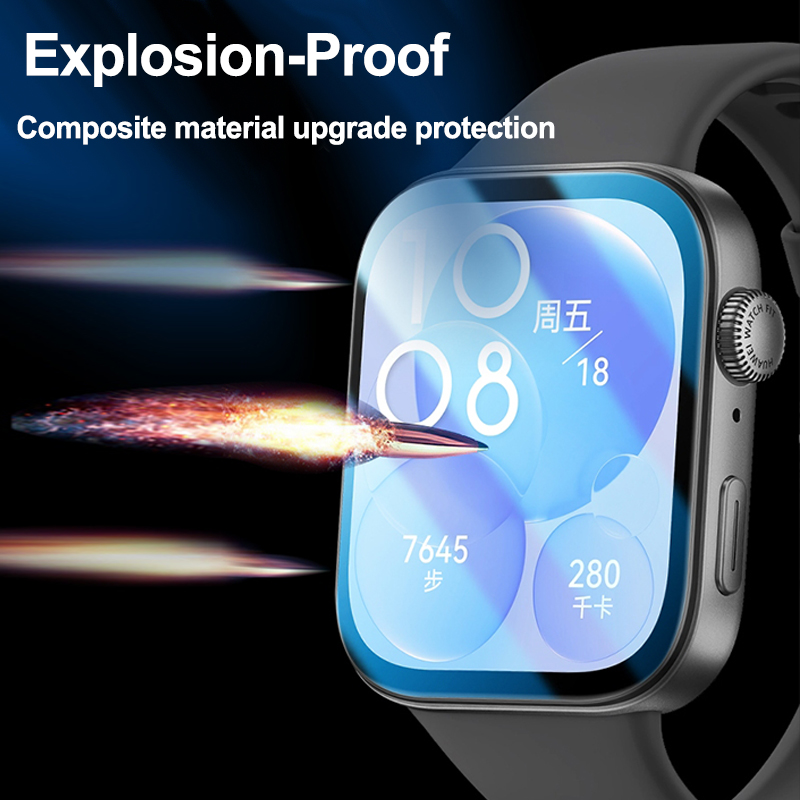Soft Glass For Huawei Watch Fi - Smartwatch Screen Film 评论和价格
