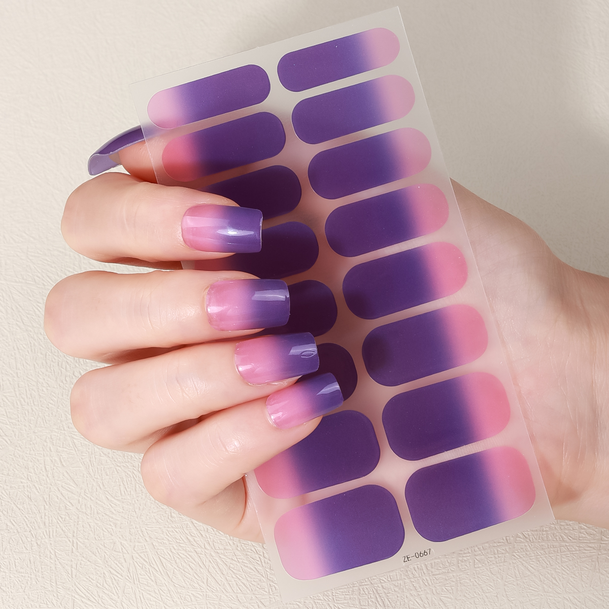 16Tips Full Cover Gradient Nai - Full Cover Adhesive 评论和价格