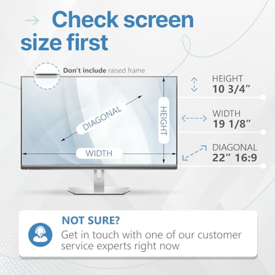 2 Pack 22 Inch 16:9 Privacy Sc - Privacy Filter 2Pack 评论和价格