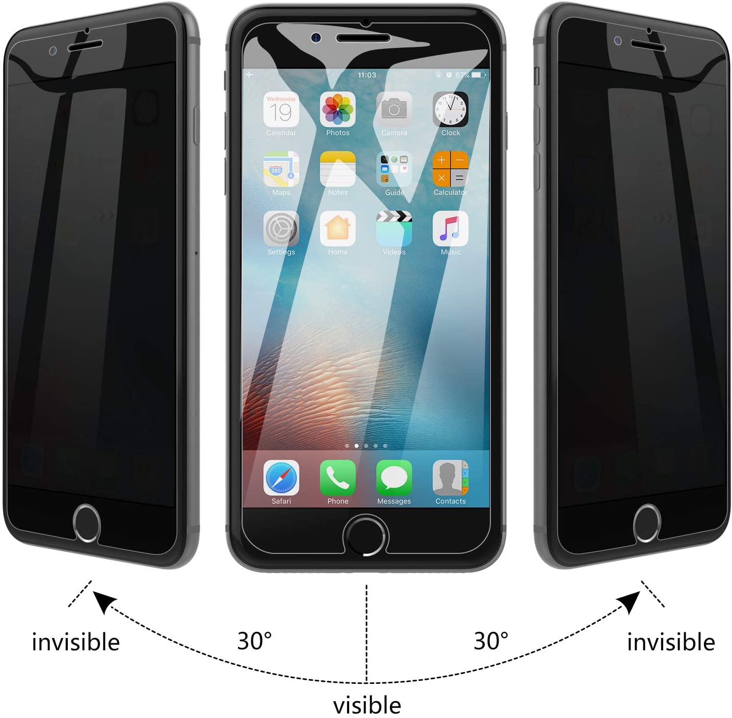 2 PACK Privacy Filter Tempered - Privacy Filter 2Pack 评论和价格