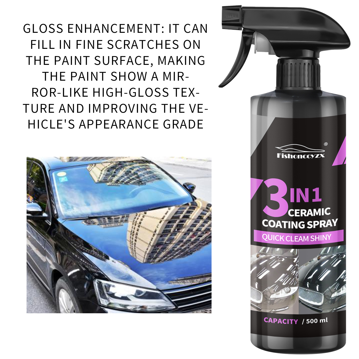 3 in 1 Car Ceramic Liquid Coat - Nano Liquid Coating 评论和价格
