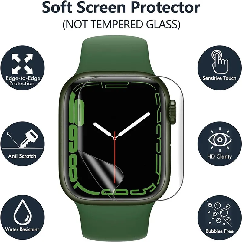 3PCS Hydrogel Film for Apple W - Smartwatch Screen Film 评论和价格