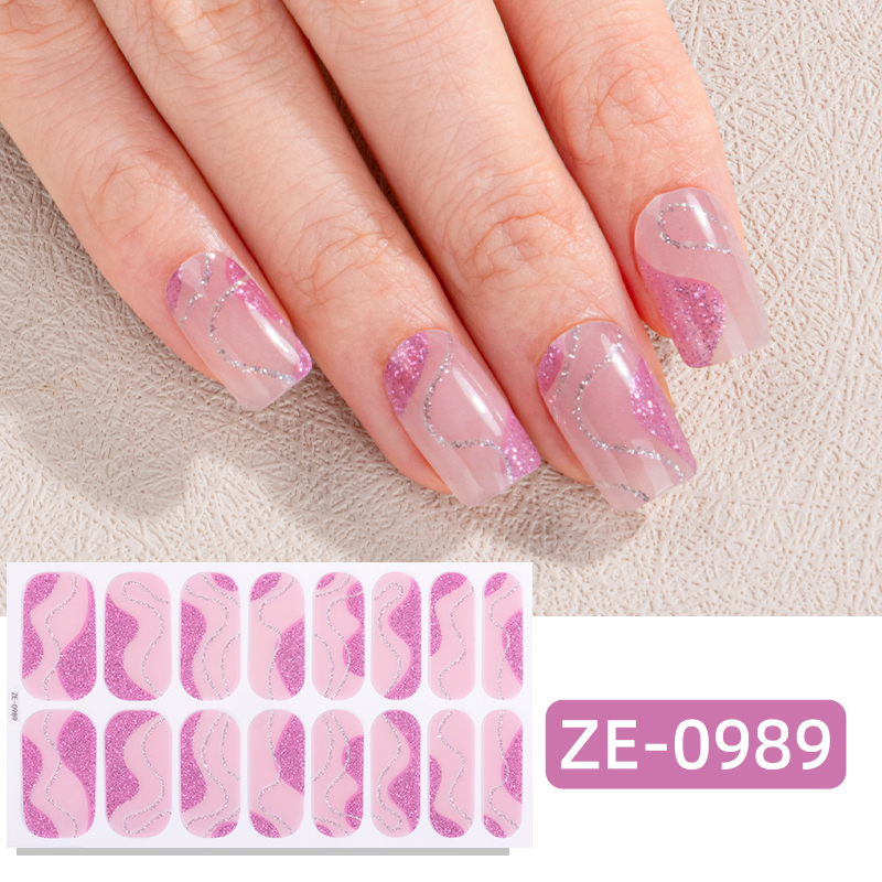 16Tips Gradient Marble Full Co - Full Cover Adhesive 评论和价格