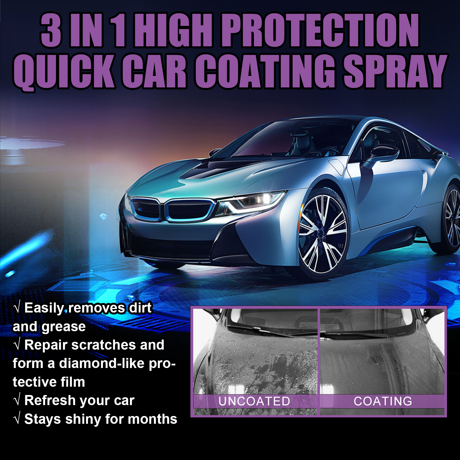 Car Ceramic Nano Coating Liqui - Nano Liquid Coating 评论和价格