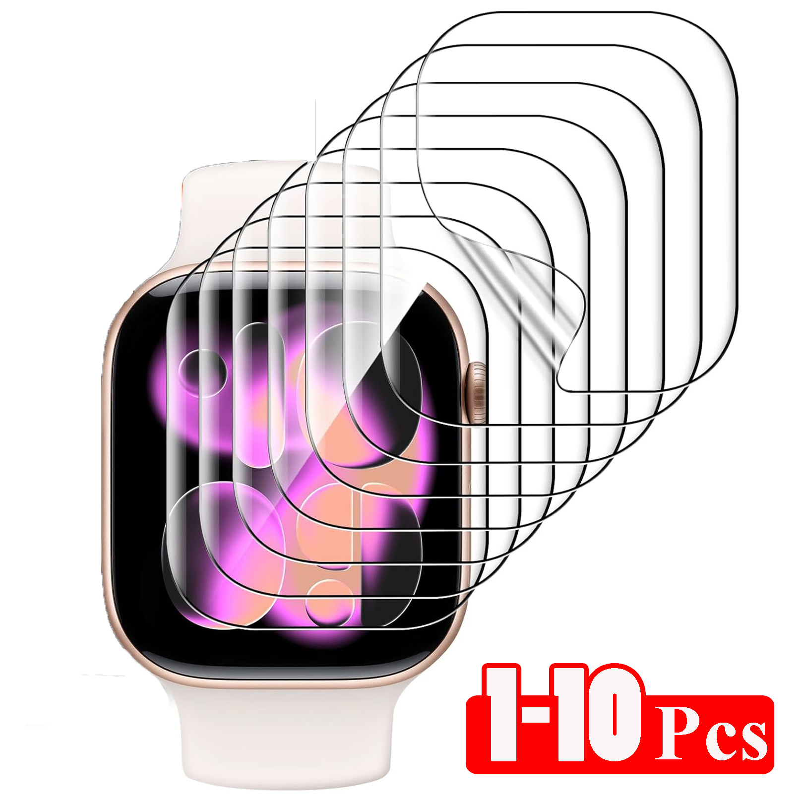 1-10PCS Hydrogel Film for Appl - Hydrogel Screen Protector 评论和价格