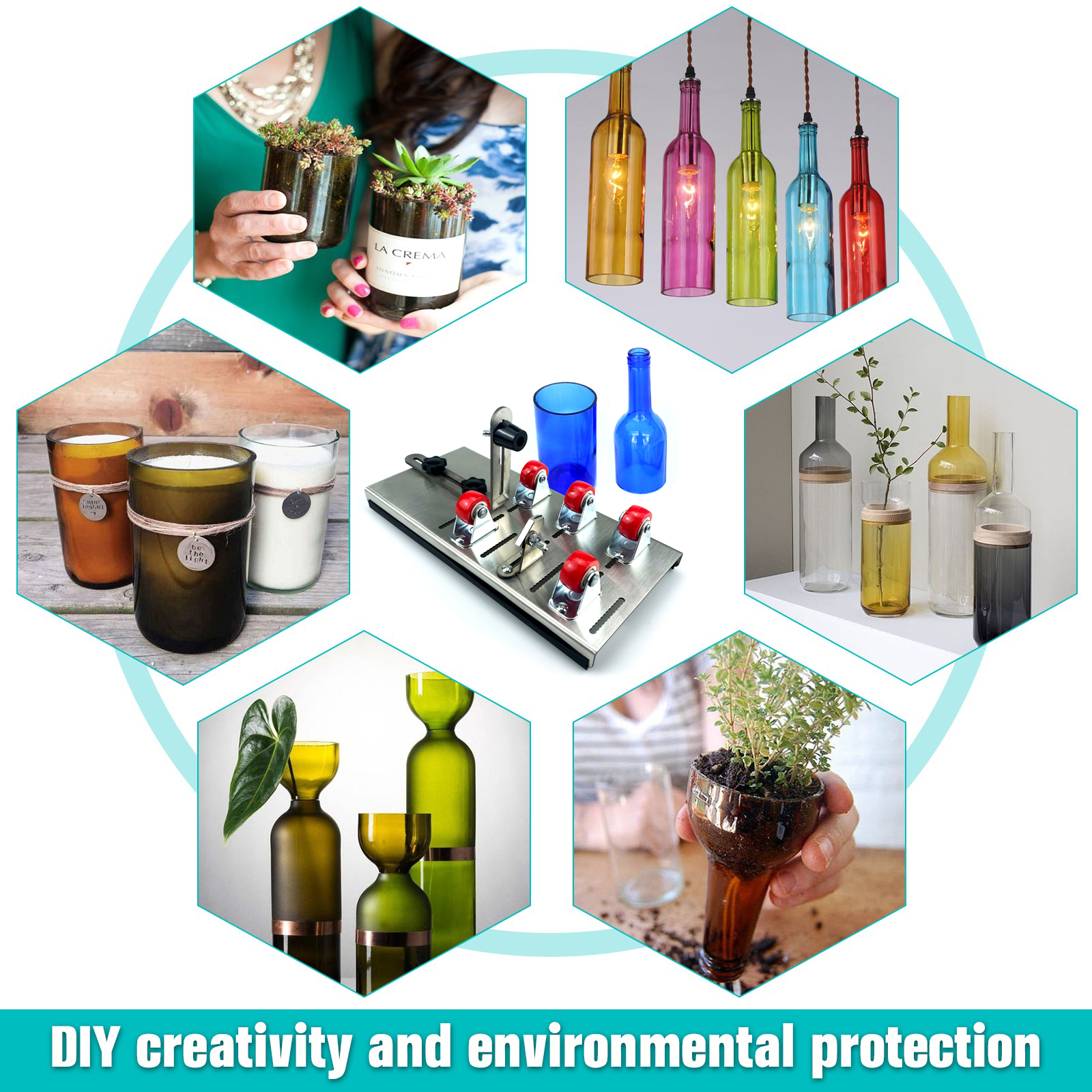 DIY Glass Bottle Cutter Adjust - Screen Protector Cutter 评论和价格
