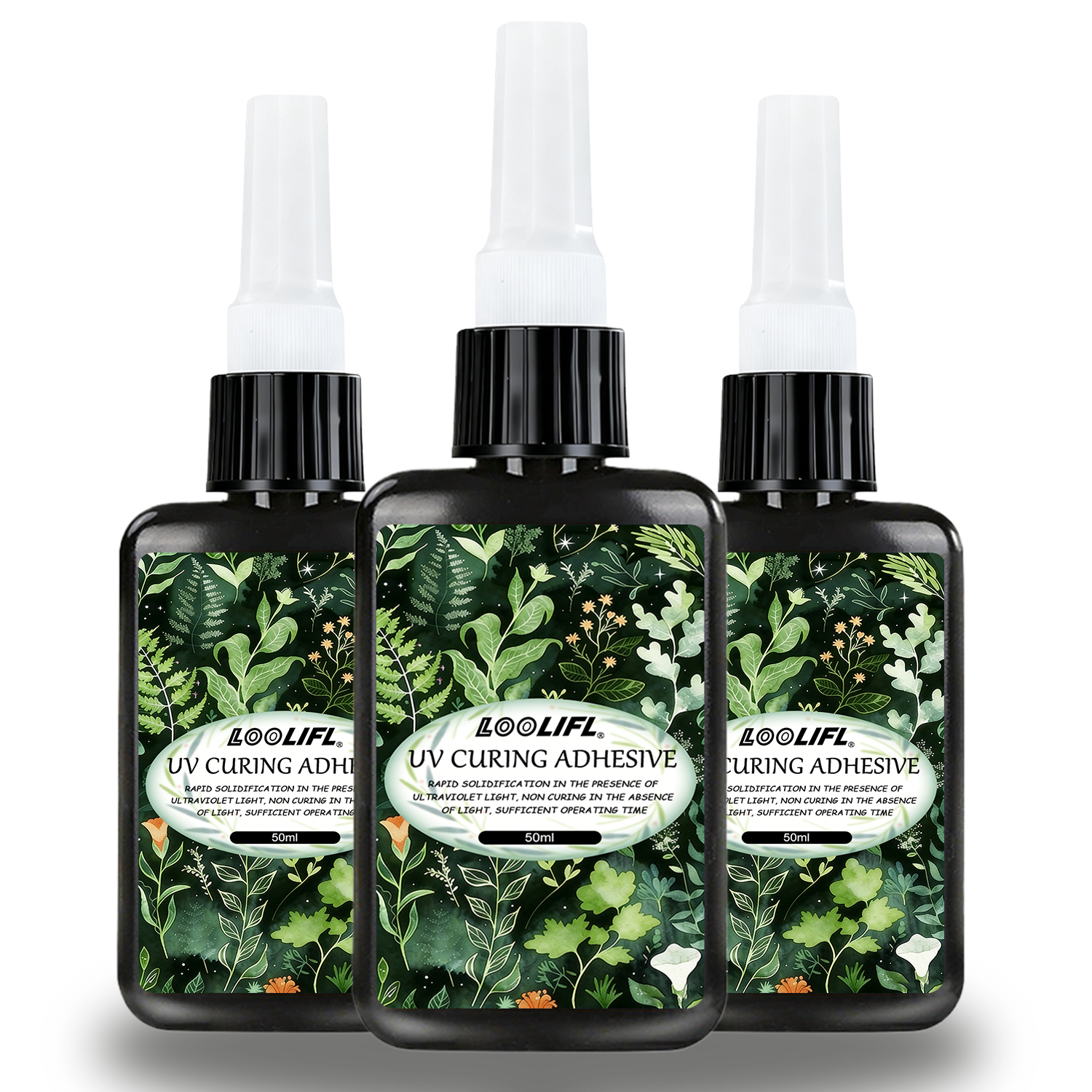 LOOLIFL UV Glue Kit 3 Bottles  - Liquid Uv Glue Kit 评论和价格