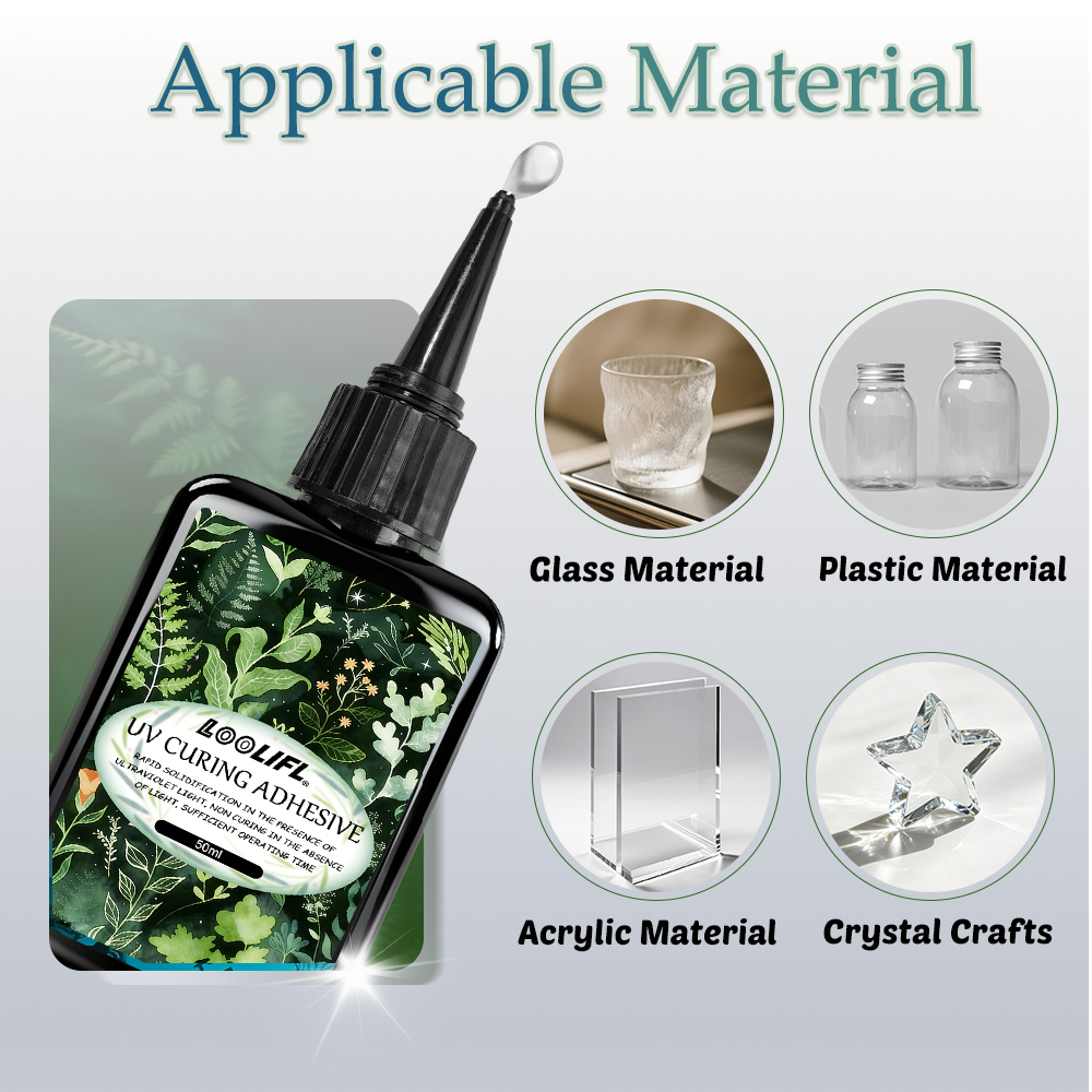 LOOLIFL UV Glue Kit 3 Bottles  - Liquid Uv Glue Kit 评论和价格